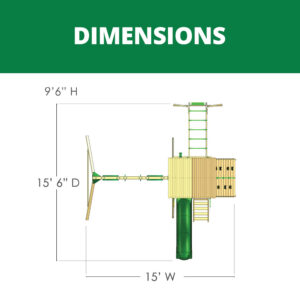 Outing w/ Monkey Bars Swing Set - Image 3